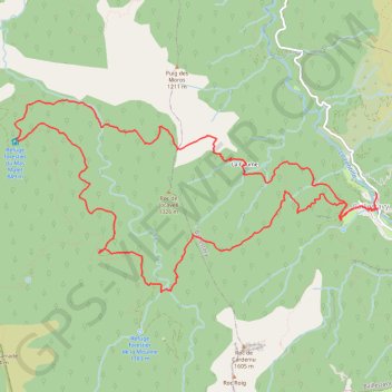 Itinéraire Ballestavy Jocavel, distance, dénivelé, altitude, carte, profil, trace GPS