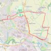 Itinéraire Fougères, distance, dénivelé, altitude, carte, profil, trace GPS