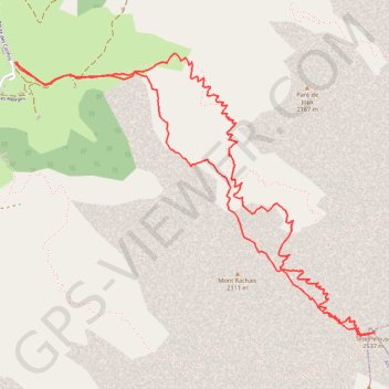 Itinéraire Tête Pelouse, distance, dénivelé, altitude, carte, profil, trace GPS