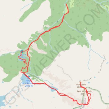 Itinéraire Pic de Montadrdo par Arties - Val Aran, distance, dénivelé, altitude, carte, profil, trace GPS