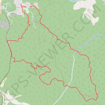 Itinéraire Le Camp Chinois, distance, dénivelé, altitude, carte, profil, trace GPS