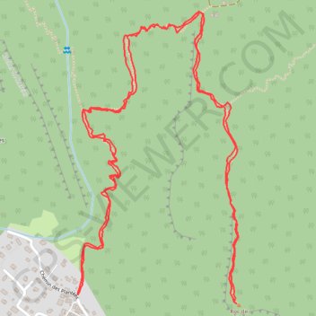 Itinéraire Roc de Viuz, distance, dénivelé, altitude, carte, profil, trace GPS