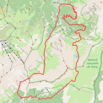 Itinéraire Tour des Fiz Tour des 7 refuges en 2 jours intensif, distance, dénivelé, altitude, carte, profil, trace GPS