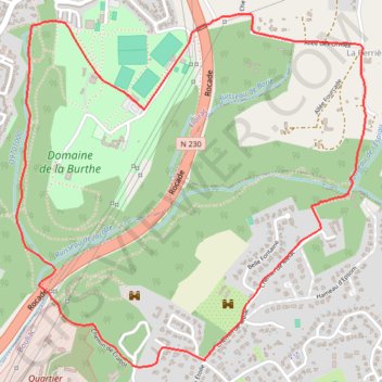 Itinéraire Circuit de Mélac - Bouliac, distance, dénivelé, altitude, carte, profil, trace GPS