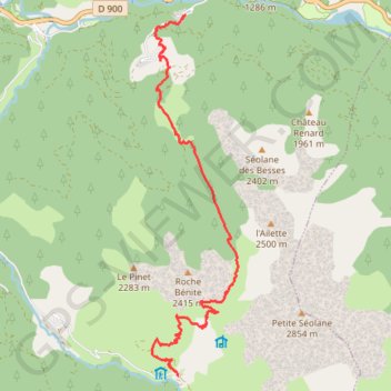 Itinéraire GR56 Tour de l'Ubaye, distance, dénivelé, altitude, carte, profil, trace GPS