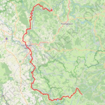 Itinéraire GR 3, distance, dénivelé, altitude, carte, profil, trace GPS