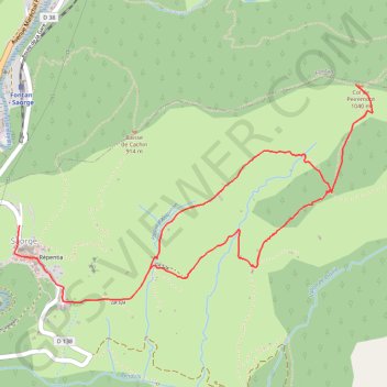 Itinéraire Circuit de Peiremont, distance, dénivelé, altitude, carte, profil, trace GPS