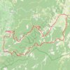 Itinéraire Les Gorges de la Nesque, Vaucluse-21623312, distance, dénivelé, altitude, carte, profil, trace GPS