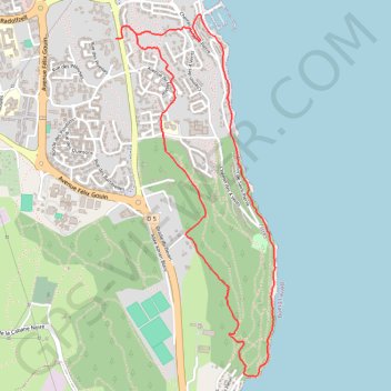 Itinéraire Heures Claires - Deven, distance, dénivelé, altitude, carte, profil, trace GPS