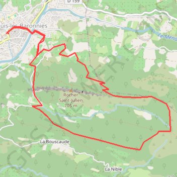 Itinéraire Randonnée à Buis-les-Baronnies, distance, dénivelé, altitude, carte, profil, trace GPS