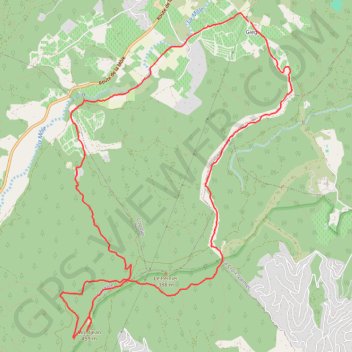 Itinéraire La Gavote - Montjean - les Faïsses - COGOLIN - 83, distance, dénivelé, altitude, carte, profil, trace GPS