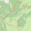 Itinéraire Le Mont Pelé - Jura, distance, dénivelé, altitude, carte, profil, trace GPS