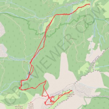 Itinéraire Mont Aiguille - Voie normale, distance, dénivelé, altitude, carte, profil, trace GPS