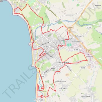 Itinéraire La Kaironnaise - 17KM, distance, dénivelé, altitude, carte, profil, trace GPS