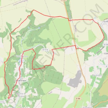 Itinéraire Cirque du Bout du Monde - Vauchignon, distance, dénivelé, altitude, carte, profil, trace GPS