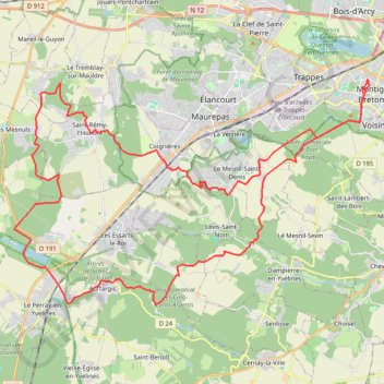 Itinéraire Étang de Saint-Hubert, distance, dénivelé, altitude, carte, profil, trace GPS