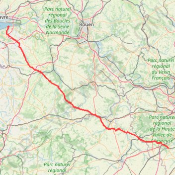 Itinéraire Track-Honfleur 20V4 RETOUR, distance, dénivelé, altitude, carte, profil, trace GPS