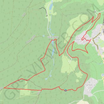 Itinéraire À Domgermain, distance, dénivelé, altitude, carte, profil, trace GPS