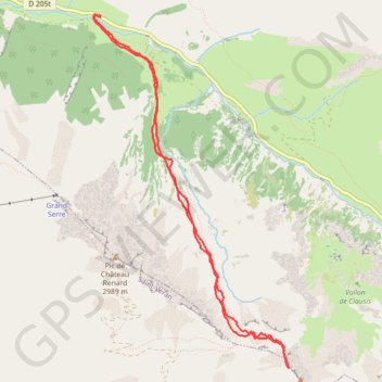 Itinéraire Le Queyron, distance, dénivelé, altitude, carte, profil, trace GPS