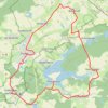 Itinéraire Autour de l'étang de Lindre - Dieuze, distance, dénivelé, altitude, carte, profil, trace GPS