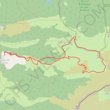 Itinéraire Pic de Burat - Gouaux de Luchon, distance, dénivelé, altitude, carte, profil, trace GPS