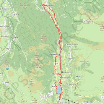 Itinéraire Parcours VTT XC n°1, distance, dénivelé, altitude, carte, profil, trace GPS