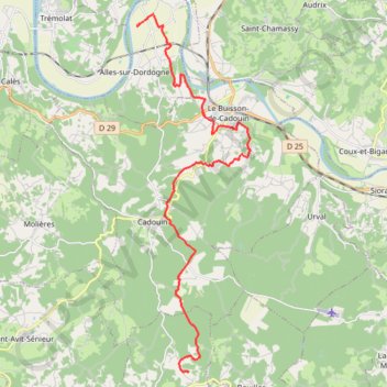 Itinéraire jour6 Bost —> haute yerle, distance, dénivelé, altitude, carte, profil, trace GPS