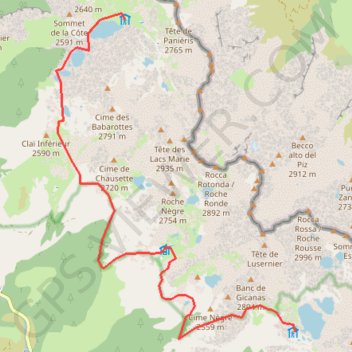 Itinéraire De rabuons à vens, distance, dénivelé, altitude, carte, profil, trace GPS
