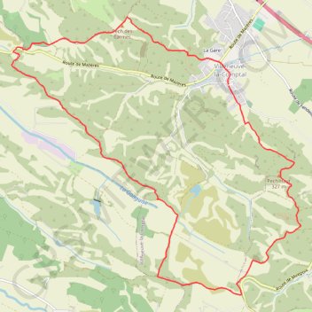 Itinéraire Col de Samson, distance, dénivelé, altitude, carte, profil, trace GPS