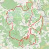 Itinéraire Le Roc Trespouzien 80 Km, distance, dénivelé, altitude, carte, profil, trace GPS