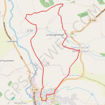 Itinéraire randonnee--a-pied-a-gace-la-veronniere, distance, dénivelé, altitude, carte, profil, trace GPS