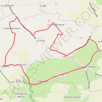 Itinéraire parcours 9 kms, distance, dénivelé, altitude, carte, profil, trace GPS