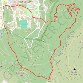 Itinéraire Des gardes -col de sugiton - sous les falaises, distance, dénivelé, altitude, carte, profil, trace GPS