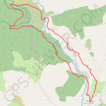 Itinéraire Gorges du petit Buech, distance, dénivelé, altitude, carte, profil, trace GPS