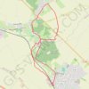 Itinéraire Marœuil - Mont-Saint-Éloi - Écoivres - Bray, distance, dénivelé, altitude, carte, profil, trace GPS
