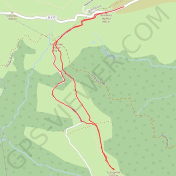 Itinéraire Col de lutogagne, distance, dénivelé, altitude, carte, profil, trace GPS