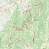 Itinéraire AU CŒUR DU VERCORS, ENTRE ROCHE ET FLORE, distance, dénivelé, altitude, carte, profil, trace GPS