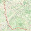 Itinéraire De Fontainebleau à Morey, distance, dénivelé, altitude, carte, profil, trace GPS