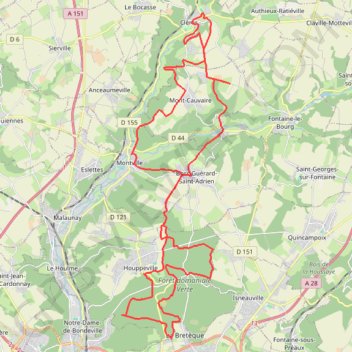 Itinéraire La Cléroise, distance, dénivelé, altitude, carte, profil, trace GPS