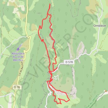 Itinéraire Chute de la Druise et Canyons des Gueulards, distance, dénivelé, altitude, carte, profil, trace GPS