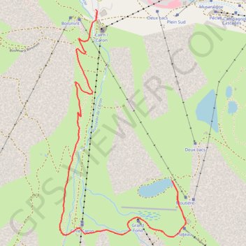 Itinéraire Le Lac de la Moutière, distance, dénivelé, altitude, carte, profil, trace GPS