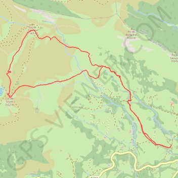 Itinéraire La Crête de la Serre, distance, dénivelé, altitude, carte, profil, trace GPS
