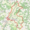 Itinéraire vtt montmoreau 16 sud d'angouléme, distance, dénivelé, altitude, carte, profil, trace GPS