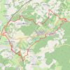 Itinéraire Frotey-lès-Vesoul - Montcey - Calmoutier - Colombe-lès-Vesoul, distance, dénivelé, altitude, carte, profil, trace GPS