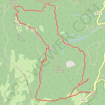 Itinéraire Le Mont Joigny - Apremont, distance, dénivelé, altitude, carte, profil, trace GPS
