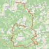 Itinéraire J4 Thonac - Tamniès, distance, dénivelé, altitude, carte, profil, trace GPS