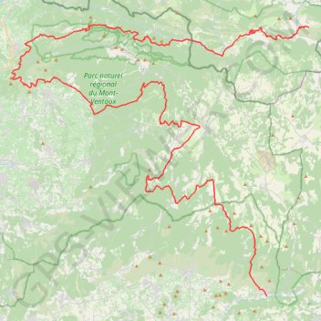 Itinéraire Sederon_Rustrel, distance, dénivelé, altitude, carte, profil, trace GPS