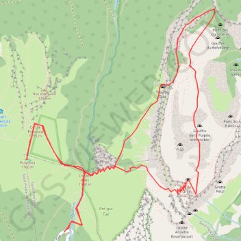 Itinéraire Dent de crolles, distance, dénivelé, altitude, carte, profil, trace GPS