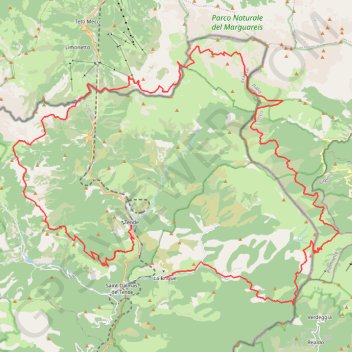 Itinéraire Marguarels, distance, dénivelé, altitude, carte, profil, trace GPS