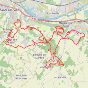 Itinéraire bidule, distance, dénivelé, altitude, carte, profil, trace GPS